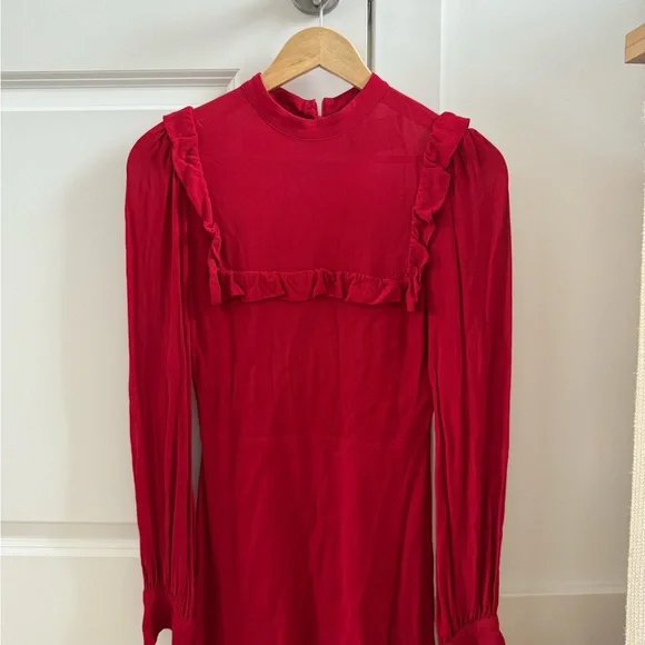 Reformation Scarlet Red Blouse - Picture 5 of 6